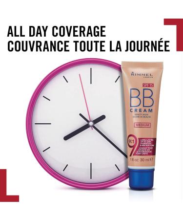 Rimmel London - BB Cream Original 30 ml (Pack of 1) BB Cream 9-in-1 Medium - 003 - Buy Online on GoSupps.com