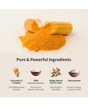 Snap Supplements Joint Health Support Supplement, Plant Based Glucosamine & MSM Supplement, Joint Supplement to Support Movement, Flexibility and Strength, Joint Support Supplement, 90 Capsules - Buy Online on GoSupps.com