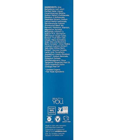 Andalou Naturals Citrus Kombucha Cleansing Gel - Clear Skin 6 fl oz - Buy Online on GoSupps.com