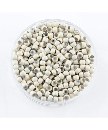 600 Blonde Vlasy Silicone Lined Nano Rings Beads for Nano Tip Hair Extensions - 600 Count - Buy Online on GoSupps.com