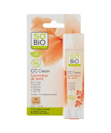 SO'BiO étic CC 5 in 1 Natural Complexion Corrector Cream
