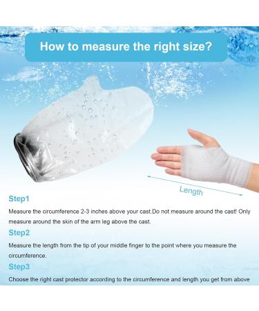 Finger Cover Protector Waterproof Cast Cover Hand Waterproof Bandage Shower Shield Fitted Hard Case Cover For Shower Hand Cast Protector Broken Hand Waterproof Hand Cover Waterproof Finger Protector - Buy Online on GoSupps.com