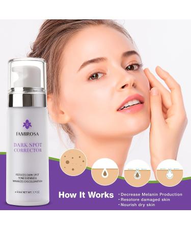 Dark Spot Remover for Face and Body - Melasma & Freckle Corrector - Hyperpigmentation Treatment - Buy Online on GoSupps.com