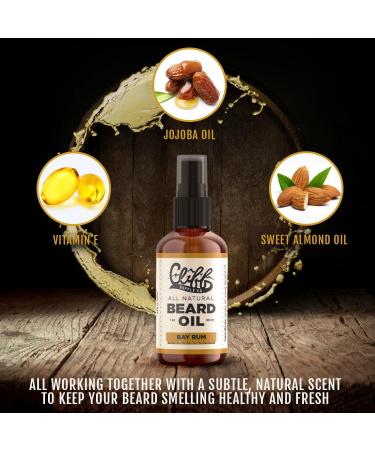 All Natural Beard Oil for Men | Organic Hydrating & Softening Beard Care | Jojoba & Almond Oil | Vitamin E | TSA Friendly | Cedar Musk - 1 Fl Oz - Buy Online on GoSupps.com