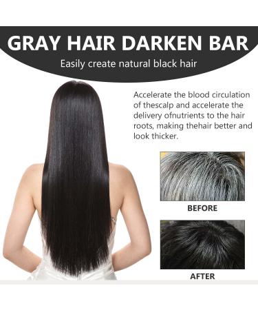Buy Natural Black Soap Shampoo Bars for Gray Hair - 3PCS Gray Reverse Bar | Unisex Formula | International Shipping - Buy Online on GoSupps.com