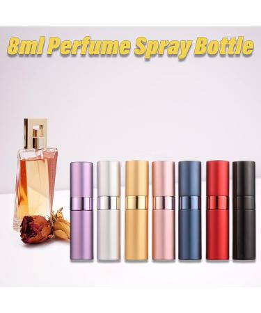 YUNAI 8ml Mini Perfume Atomizer - Refillable Travel Spray Bottle | Pink - Ideal for Outgoing & Travel - Buy Online on GoSupps.com