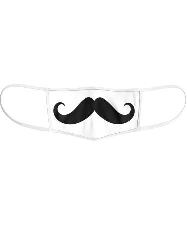 TASSENTICKER Funny Masks - ''Beard'' - Print - Face - Motif - Face Mask - For Men and Women (Beard)