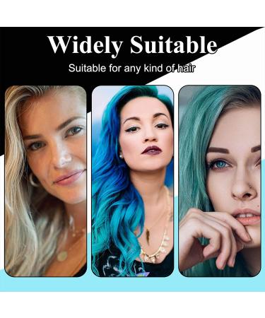 12 PCS Volumizing Hair Root Clips - Natural Fluffy Self Grip Curler for Women - Blue Hair Rollers for Easy Styling - Buy Online on GoSupps.com