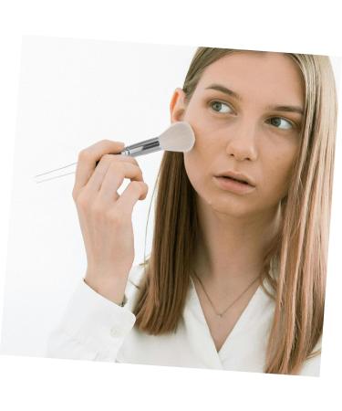 PLAFOPE Wool Makeup Brush Blush Brush Powder Makeup Blush for Makeup Make up Makeup Brush for Women Face Powder Brush Small Powder Brush Loose Powder Brush Cosmetic Plastic Handle 17.50X3.00X2.50CM As Shown - Buy Online on GoSupps.com