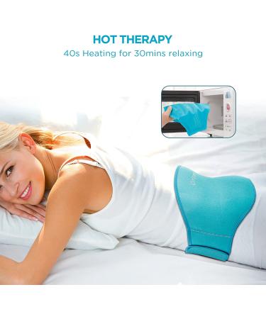 Comfytemp Reusable Gel Back Ice Pack - Hot & Cold Therapy Wrap for Lower Back Pain Relief | Flexible Cold Compress with Strap for Sciatica & Lumbar Support - Buy Online on GoSupps.com