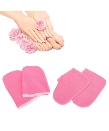 Wax glove set double-layered thickened isolated moisturizing spa treatment gloves paraffin wax bathing shoes for hands and feet
