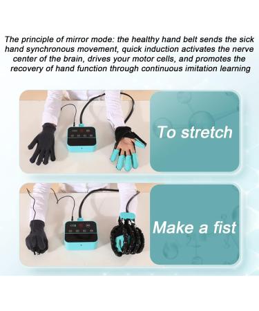 Stroke Hemiplegia Rehabilitation Robot Gloves Hand Splint Training Equipment for Relief Long-Term Hand Stiffness Finger Straightening Protector L-Left hand Left hand XL Left Hand XL - Buy Online on GoSupps.com