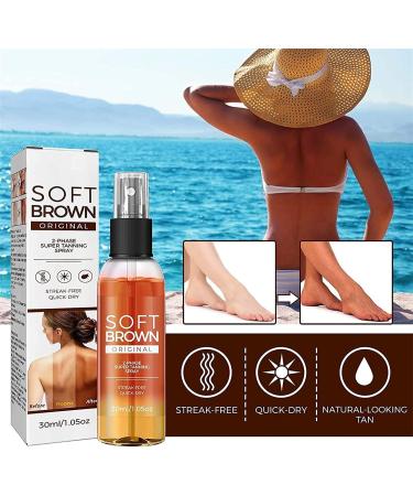 VYOFLA Tanning Oil Spray - 2022 New Natural Sunless Tan, Moisturizing & Rapid Tanning Intensifier - Body & Face - 2*PCS - Buy Online on GoSupps.com