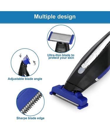 Micro Touch Solo Trimmer Replacement Blades - 6pcs Set with 2 Cleaning Brushes - Buy Online on GoSupps.com