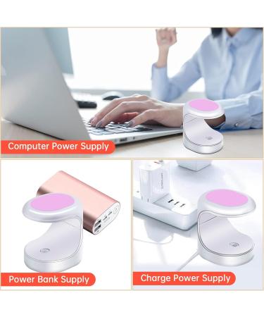 Chedin Mini LED UV Nail Dryer - Portable 16W Fast Drying UV Lamp for Gel Polish - Pink Nail Art Manicure Tool - Buy Online on GoSupps.com