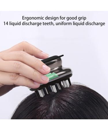 Scalp Applicator Comb & Massager for Oils | Gray Essential Oil & Hair Serum Comb - Buy Online on GoSupps.com