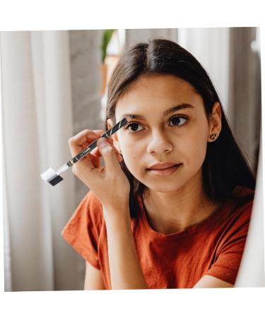 Healvian 28 Pcs Two-in-one Eyebrow Pencil Brown Eyeliner Pencils Eyebrow Pencils with Pencil Sharpener Wooden - Buy Online on GoSupps.com