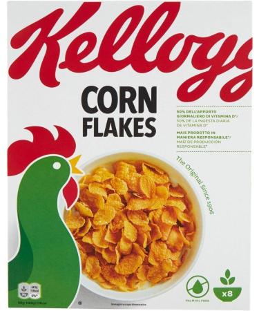 Kellogg's Corn Flakes Classic Crunchy Breakfast Cereal Cereal 5 Pack 250g - Buy Online on GoSupps.com