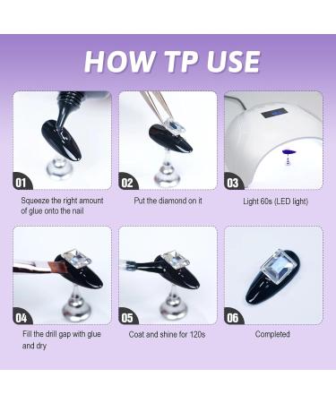 Buy Nail Art Strass Glue Gel 30g | Professional UV Adhesive for Gems & DIY Manicures - Buy Online on GoSupps.com