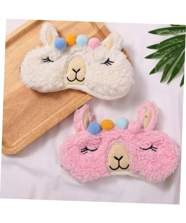 Gatuida 4 Pcs Sherpa Fleece Eye Masks | Cozy Sleep Masks for Adults & Kids | Travel Blindfolds & Eye Patches - Buy Online on GoSupps.com