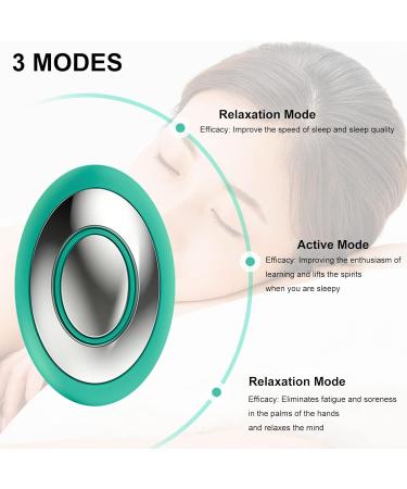 Microstrom Sleep Aid Instrument - Handheld Device with 3 Modes 9 Intensity Levels & USB Charging | Comfortable Oval Design for Quick Sleep - Buy Online on GoSupps.com