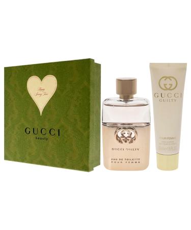 Gucci Guilty 1.6oz EDT Spray 1.6oz Body Lotion Women 2 Pc Gift Set - Buy Online on GoSupps.com