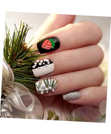 minkissy 60 Pcs Nail Art Accessories Nail Decorations Gemstones for Nails Strawberry Charms Jewelery for Girl Decoraciones Para U as Acr licas Nail Crystals Fruit Phone Case 3d Resin - Buy Online on GoSupps.com