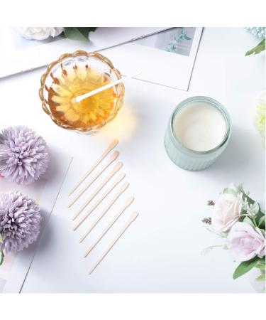500 Small Wax Spatulas Wooden Eyebrow Waxing Applicators for Body Hair Removal - Buy Online on GoSupps.com