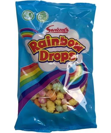 Swizzels Rainbow Drops - 3 Packs of 32g Each (Total 96g) | Colorful and Crunchy Candy Delight (1 Box (10 x 96g)) - Buy Online on GoSupps.com