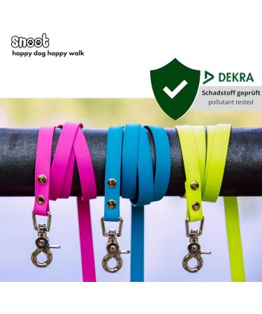 10m Neon Yellow Dog Leash with Carabiner | Durable Water & Dirt Repellent Towline for Strong Dogs - Shop Internationally! - Buy Online on GoSupps.com
