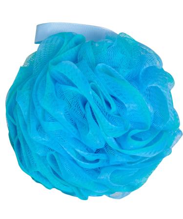 Urbanstrive Shower Bath Sponge XL 75g Soft Shower Loofahs Balls for Body Wash Men Women Bathroom Accessories, 1 Pack, Blue-Green
