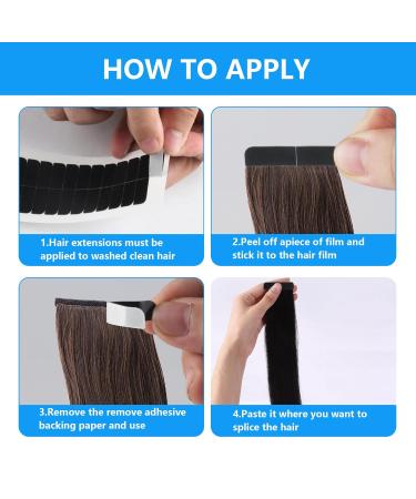Premium Tape Extensions Glue Kit Adhesive Strips Remover & Spatula for Seamless Hair Extensions - Buy Online on GoSupps.com