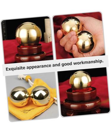 Buy Healeved 6 StK Gymnasikball Decorative Brass Massage Balls for Hand Exercises | International Shipping Available - Buy Online on GoSupps.com