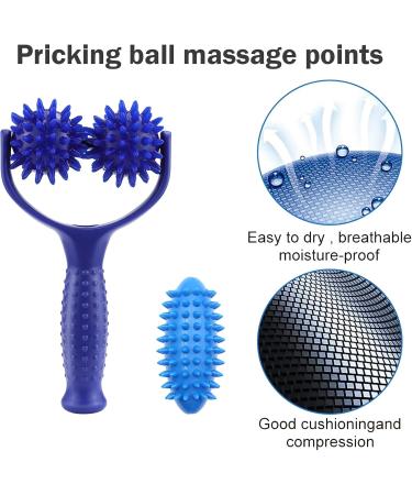 Massage Scooters with Interchangeable Ring Balls & Rollers | Self-Massage Ball Set for Legs Back & Shoulders Relieve Muscle Pain - Buy Online on GoSupps.com