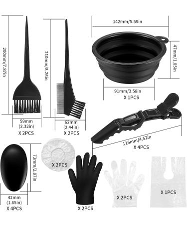 18-Piece Hair Coloring Kit - Dyeing, Bleaching, and Beauty Salon Tools - Buy Online on GoSupps.com