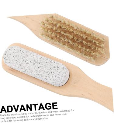Mipcase 2pi ces Brosse Exfoliante pour Pied Pied Kit Outils de P dicure pour Soins des Deux- - Buy Online on GoSupps.com