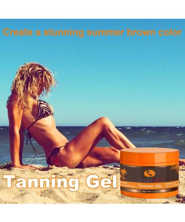 Intensive Tanning Gel SPF0 - Carrot & Brown Tanning Accelerator Cream for Sunbeds & Outdoor Sun (150 ml) | Natural Tanning Solution - Buy Online on GoSupps.com