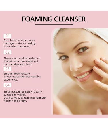 homomdy Rice Foam Cleanser Deep Cleansing Skin Mild Facial Cleanser for Hydration and Hydration Exfoliating Makeup Removal Deep Cleansing Clear and Even Tone For All Skin Types 2pcs - Buy Online on GoSupps.com