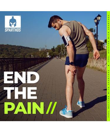 Sparthos Thigh Compression Sleeves - Quad & Hamstring Support - Men & Women - Breathable Elastic Blend - Anti Slip - Midnight Black - XX-Large (Pair) - Buy Online on GoSupps.com