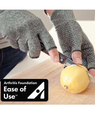 IMAK Compression Active Gloves | Medium | Arthritis, Fibromyalgia, Neuropathy, Joint Pain Support | Fingerless Compression Gloves - Buy Online on GoSupps.com