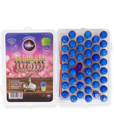 SHALHEVET LIGHT Vehaer 44 Prefilled Cups Hanukkah Chanukah Olive Oil Ready to Use Fits Most Menorah (Liquid Oil 1:45 HR Small) Liquid Oil 1:45 HR S - Buy Online on GoSupps.com