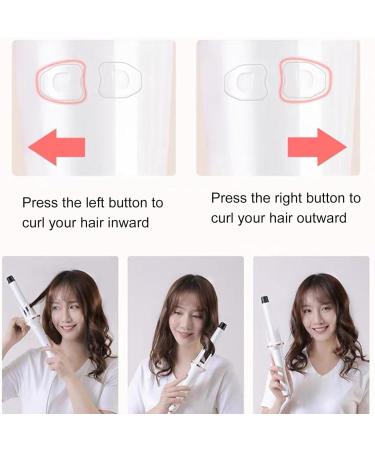 Automatic Curling Iron - Ultra-Fast Heating 360 Rotating Hair Curler for Smooth Anti-Frizz Curls | Perfect for Long & Short Hair - International Shipping Available - Buy Online on GoSupps.com