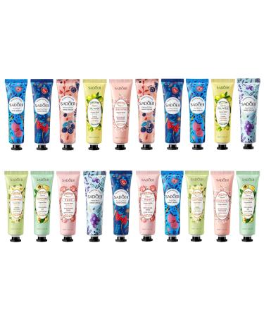 Small Hand Cream for Dry Cracked Hands Nurse Doctor Working Hand Natural Fragrance Mini Hand Lotion Travel Size Hand Cream Baby Bridal Shower Wedding Favors Gift for Women Adult Guests (20 Pack) 30 g (Pack of 1)