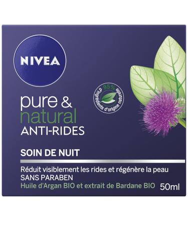 Nivea Pure and Natural Anti-Wrinkle Night Care 50 ml