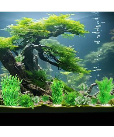 Buy Ctpeng 57-Piece Artificial Fish Tank Plants Decor Set | 2-30cm | Perfect for Aquarium Decoration - Buy Online on GoSupps.com
