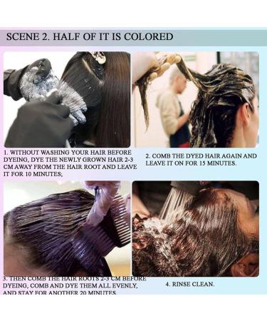 Dyemiss Color Shampoo Dyemiss Hair Coloring Shampoo No Bleaching Hair Nourishing Coloring Hair Dye Dyemiss Hair Dye Diy Fashion Hair Dye for Men and Wome (Color : Coffee color) - Buy Online on GoSupps.com