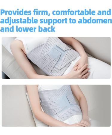Buy Lumbar Support Belt for Lower Back - Widened 32 cm Compression Wrap for Women & Men | Breathable Decompression Support Bandage - Buy Online on GoSupps.com