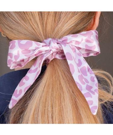 invisibobble "Sauvage Beauty" Duo Set I 2-in-1 Hair Bow Pink Leopard with Slim Hair Scrunchie I 3x Hair Clips Gold Pink for Girls & Women I Limited Collection Urban Safari - Buy Online on GoSupps.com