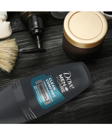 DOVE MEN + CARE Dove Men + Care Clean Comfort Anti-Perspirant Deodorant Roll On with Advanced Moisturizer technology giving 48 Hours Powerful Protection 50 ml (3 Pack) - Buy Online on GoSupps.com
