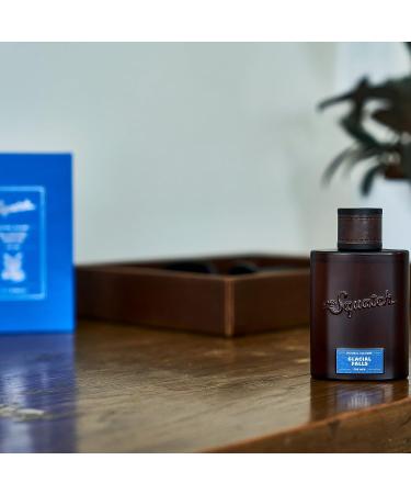 Dr. Squatch Men's Cologne Glacial Falls - Natural Cologne made with sustainably-sourced ingredients - Manly fragrance of bergamot  clove  and cedar - Inspired by Fresh Falls Bar Soap - Buy Online on GoSupps.com